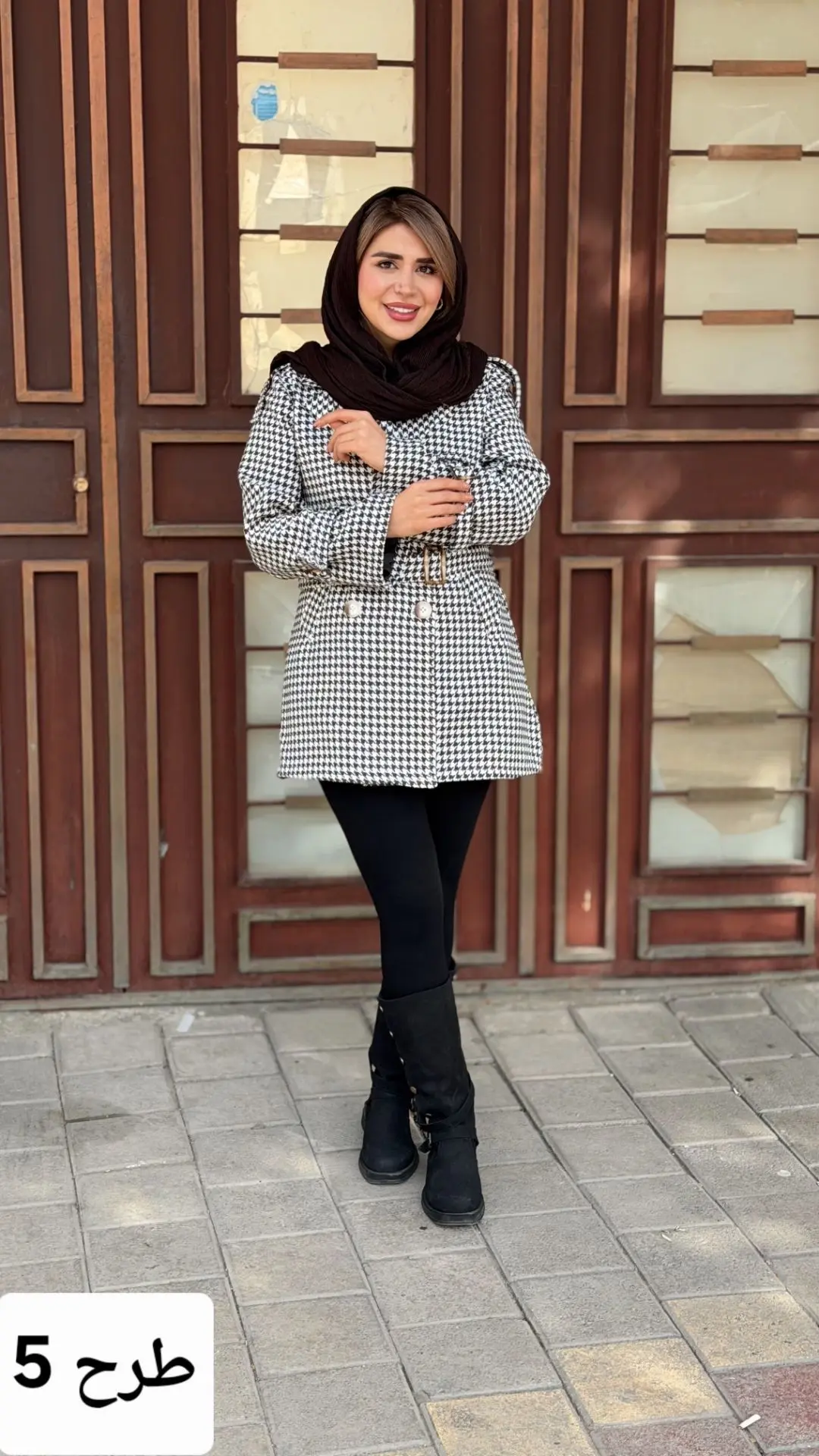 پالتو چهارخونه 4دکمه_شعبه دوم